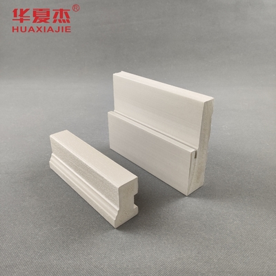 Grano de madera Wpc Molde de ladrillo Wpc Cuadro de puerta Wpc Moldeado de espuma Wpc Decoración interior
