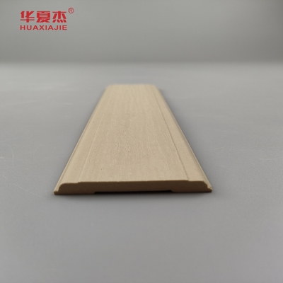 Cuadros de puertas modernos de madera de plástico compuesto con textura de grano