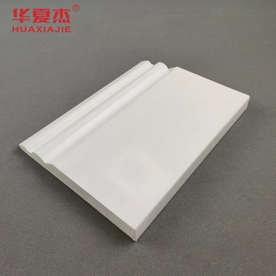 150x20mm Pvc Trim Board Diseño Blanco Pvc Skirting Pvc Baseboard Decoración Interior