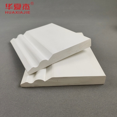 150x20mm Pvc Trim Board Diseño Blanco Pvc Skirting Pvc Baseboard Decoración Interior