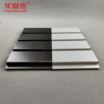 Excelente resistencia a los impactos PVC Slatwall Soluciones de almacenamiento duraderas y elegantes