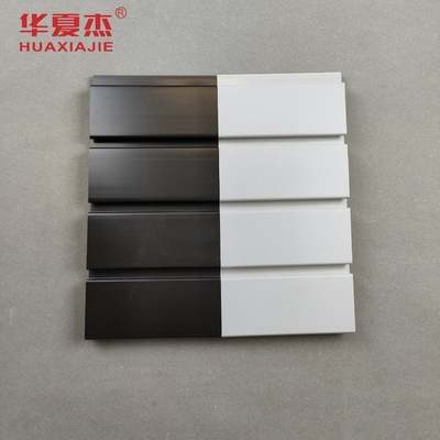 Excelente resistencia a los impactos PVC Slatwall Soluciones de almacenamiento duraderas y elegantes