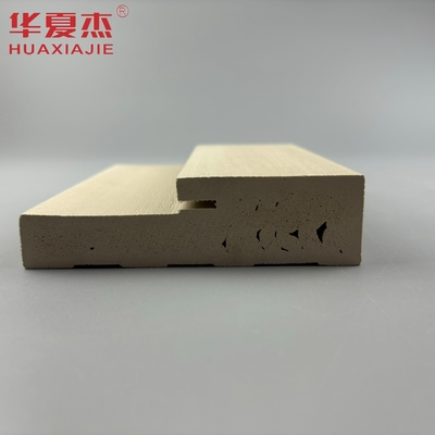 Cuadro de puertas de madera de plástico compuesto WPC en forma cuadrada para reemplazo de puertas