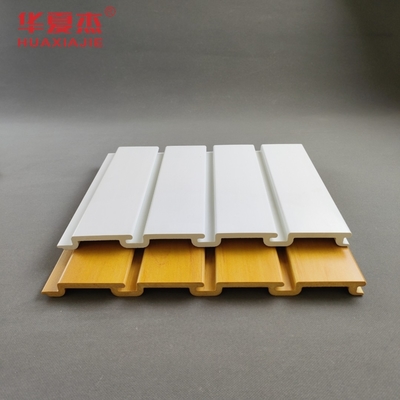 Alta durabilidad PVC Slatwall en longitud personalizada de 4 pies y 8 pies
