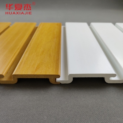 Alta durabilidad PVC Slatwall en longitud personalizada de 4 pies y 8 pies