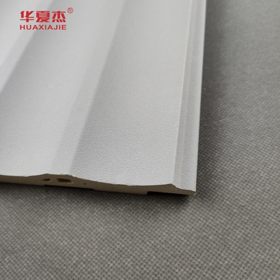 Panel de pared gris para decoración de interiores, compuesto de madera y plástico WPC, material duradero