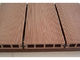 Cubiertas de suelo ULTRAVIOLETA de la madera de Wpc de la resistencia reciclables para las cubiertas exteriores del jardín
