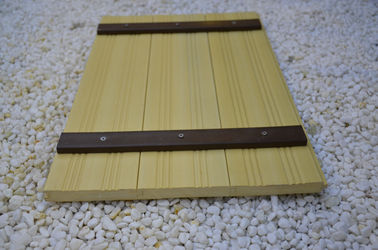 Buen precio Revestimiento compuesto interior de la pared de WPC, amarillo de madera compuesto del recubrimiento de paredes en línea