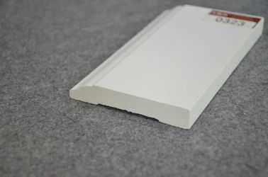 Buen precio Vinilo blanco que moldea del Baseboard del ajuste colonial del PVC que bordea la hoja el 12ft en línea