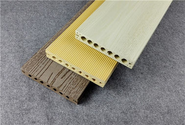 Buen precio Alta resistencia al fuego del Decking de madera compuesto plausible beige de WPC en línea