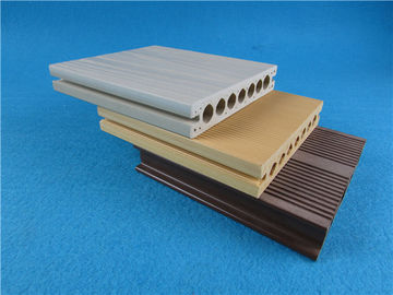 Buen precio Tableros de cubierta compuestos de WPC para el Decking del jardín del Decking del césped de las escaleras de WPC en línea