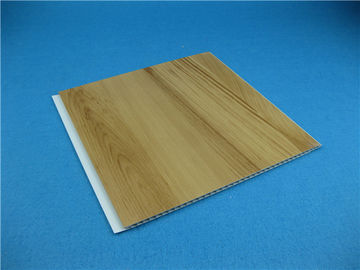 Buen precio Modelo de madera de la teja decorativa del techo de los paneles de pared del aislamiento UPVC para el techo de la cocina en línea
