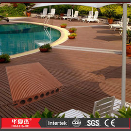 Buen precio Cepillado/grabó en relieve Decking de madera compuesto de WPC prenda impermeable de 140 * de 25m m para la yarda en línea