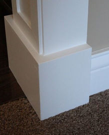 Buen precio Rodapié resistente a la polilla económico del PVC/tablero que bordea para la decoración interior en línea