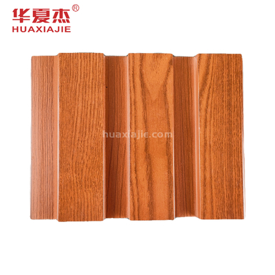 Buen precio Humor rojo clásico de los granos del Pvc Wpc de pared interior del panel de la prenda impermeable de madera de la decoración en línea
