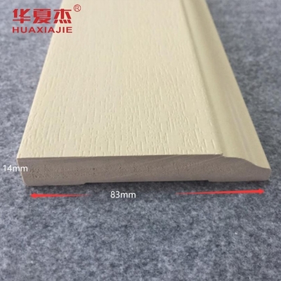 Buen precio Revestimiento de grano de madera WPC Puerta Arquitrave Marco tablero base Decoración interior en línea