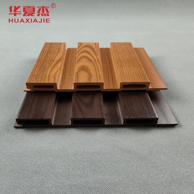 calidad Panel de pared de madera de color rojo WPC Panel de pared de impresión de PVC de alto brillo Fábrica