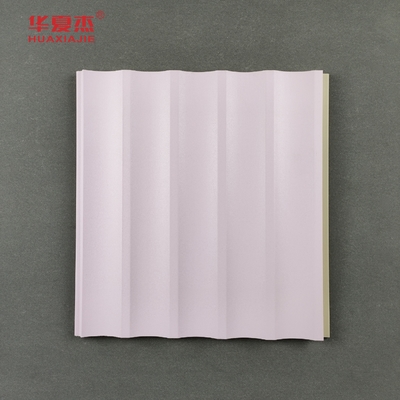 Buen precio Panel de pared de WPC laminado en forma de U Paneles rosados laminados Decoración interior y exterior en línea
