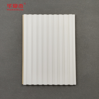 Panel de pared de PVC de alta calidad WPC Diseño blanco para decoración de paredes de fondo de televisión