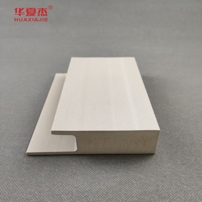 Buen precio Cuadro de puertas de WPC con carcasa plana Material decorativo de moldeo impermeable de WPC en línea