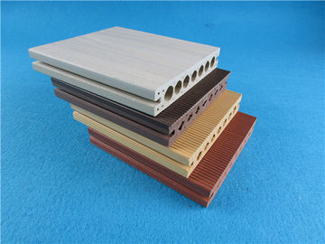 Buen precio Decking Anti-ULTRAVIOLETA del material/WPC del Decking del vinilo para el suelo al aire libre en línea