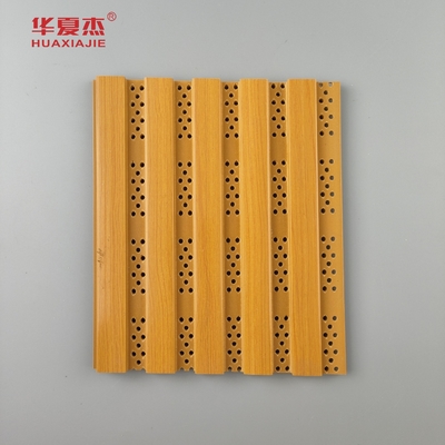 Buen precio Nuevo diseño de panel de pared Wpc perforado para decoración de paredes en línea