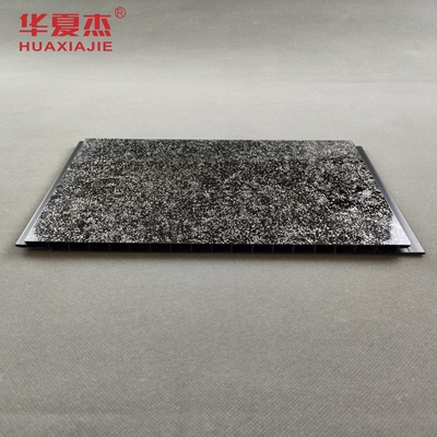 Buen precio Panel de pared de PVC impermeable, decoración interior de mármol negro para hotel en línea