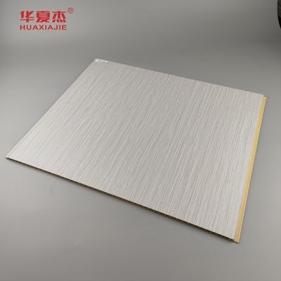 Buen precio Decoración de paredes interiores Salón de estar Panel de pared Wpc En grano de madera laminado de 600x9mm en línea