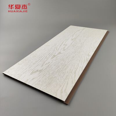 Buen precio Panel de pared de PVC de granos de madera blanca de 250 mm x 8 mm Antiseptico para la decoración de edificios en línea