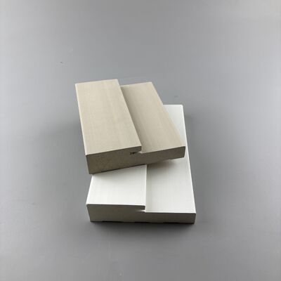 Buen precio 115mm Marco de Puerta de PVC - Marco de Puerta WPC Impermeable con Superficie Blanca en línea