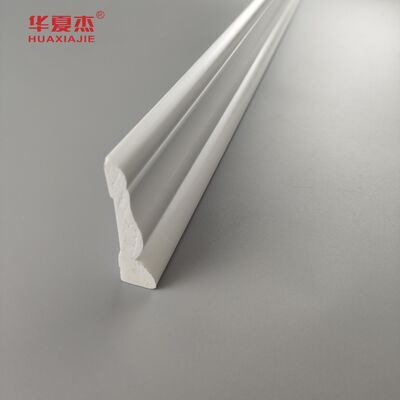 Buen precio Moldeado de recorte de PVC de longitud personalizada con perfil cuadrado y superficie lisa para acabados de edificios interiores en línea