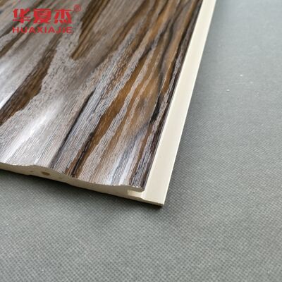 Buen precio Superficie laminada moderna Panel de pared de WPC impermeable Eco-amigable Revestimiento de pared compuesto de madera y plástico en línea