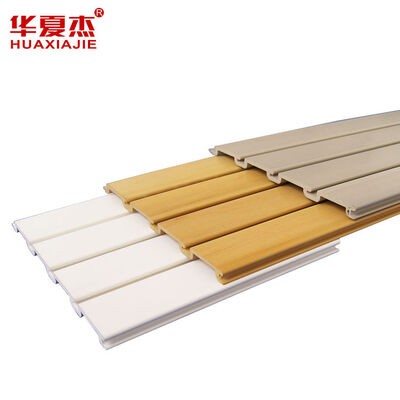 Calidad 4ft X 8ft PVC paneles de pared rectangular ligero 1,7kg Taupe gris blanco de madera de grano paneles personalizables para almacenamiento montado en la pared Fábrica