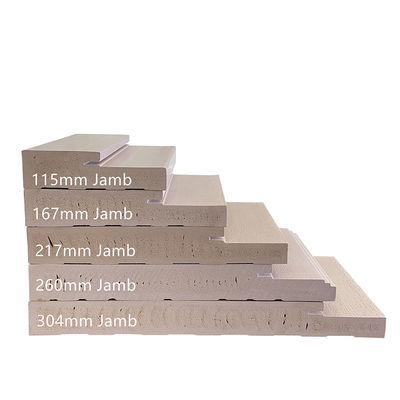 Buen precio El marco de puerta impermeable de Wpc 4 9/16 y 6 9/16 tipo sólido de madera grano texturizó en línea