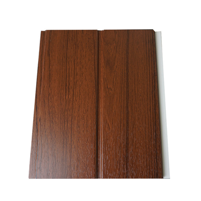 Buen precio el panel de pared del Pvc de la anchura de 250m m laminó el impermeable incombustible del color de madera en línea