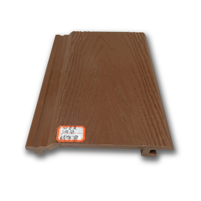 Buen precio Paneles de revestimiento de pared exterior panel de pared wpc para tablero resistente a los rayos UV para exteriores 148 mm x 21 mm color marrón café teca en línea