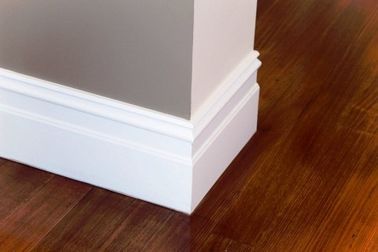 Buen precio Tablero de madera del ajuste del PVC de la espuma de la mirada, tablero que bordea del gabinete del vinilo en línea
