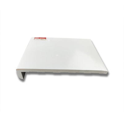 Anchura plástica de Upvc 200m m del color del Pvc del travesaño sólido liso blanco de la ventana