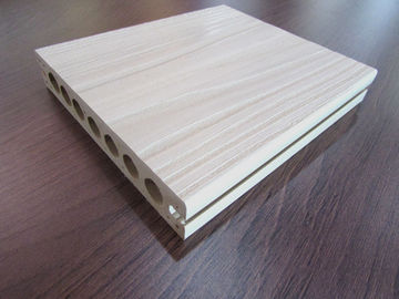 Buen precio El Decking compuesto hueco de la coextrusión WPC teja imputrescible para el jardín en línea